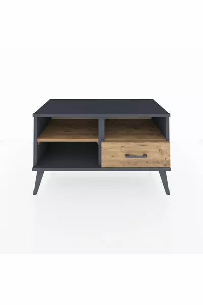 Hyperion Dressoir 2 Planken 1 Lade Antraciet-Plant