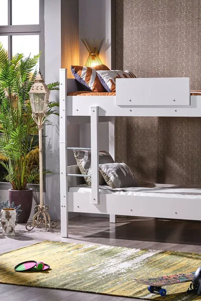 Lit superposé Mondo en MDF avec profil détachable