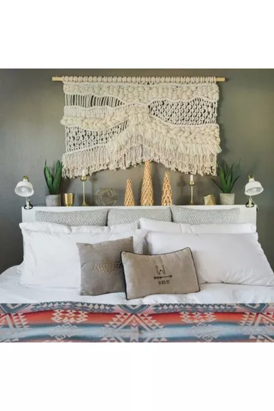 Moderner Makramee-Kopfteil