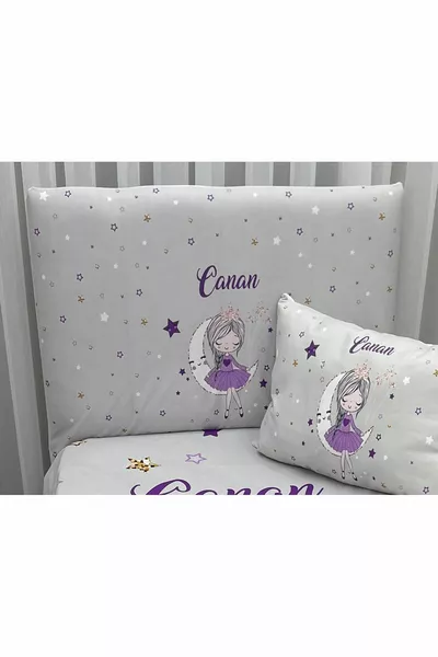 Hoofdbekleding voor het Bed met Opbergbox voor Meisjes die Zitten