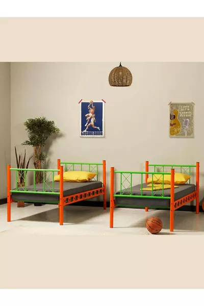 Argimo Carme Children's Bedroom Metal Bunk Bed and Bed Frame x
