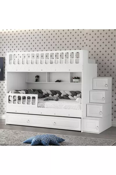 Этажерка с изумрудной отделкой, с мембранным покрытием и стальной опорой