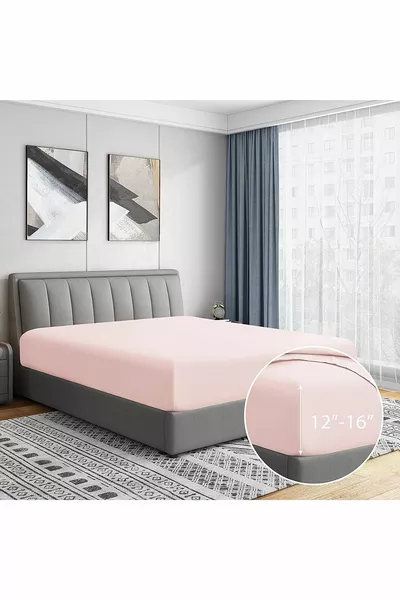 | جيرسي | شرشف مطاطي مفرد / مزدوج % قطن