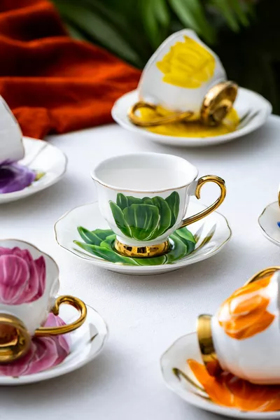 Комплект за кафе Tiffany за 6 души -  мл