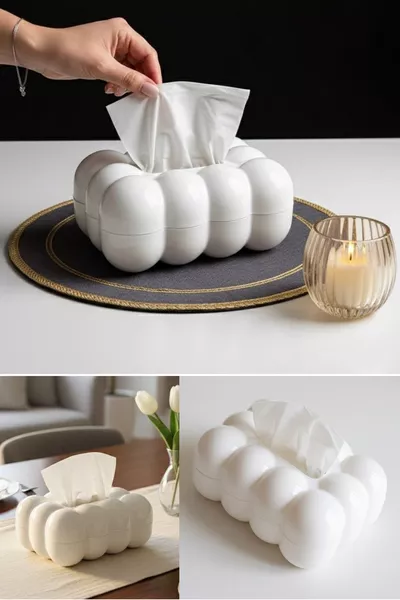 İskandinav Tarz Bulut Şeklinde Pinterest Peçetelik Dekoratif Masaüstü Peçete Kutusu