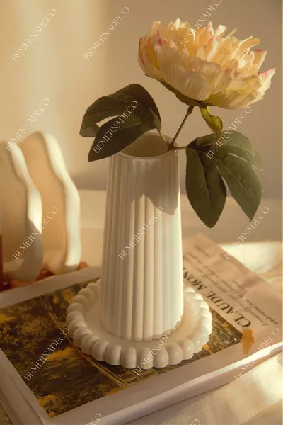 Декоративный набор ваз, большая ваза, блюдо для пузырей, бохо ваза, скандинавская ваза (ЛАКИРОВАННАЯ)