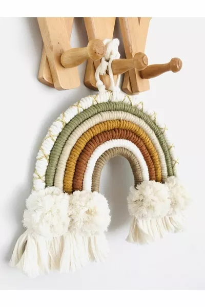 Macrame Rainbow, Wall, Door Decoration, Baby Room Decoration, Rainbow Door Decoration, Room Decoration