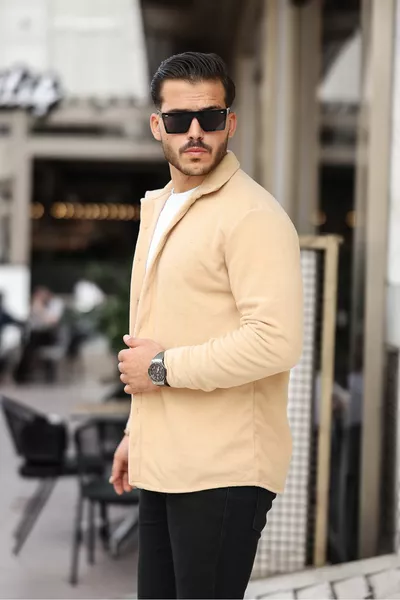 Camicia da uomo da uomo in pile invernale spesso oversize da uomo