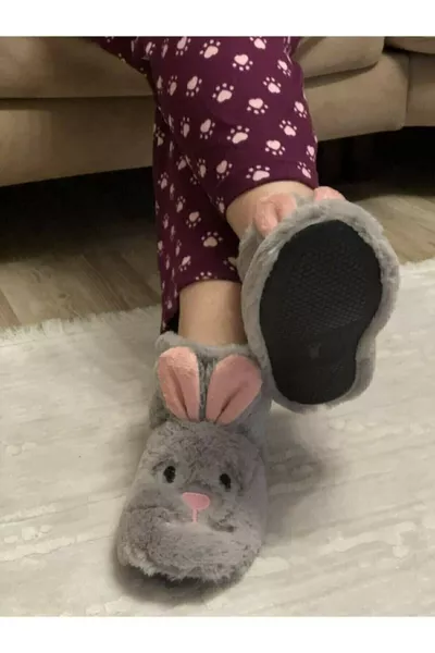 حذاء منزلي نسائي أرنب يومي