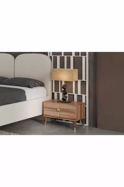 Table de nuit Berra Brown