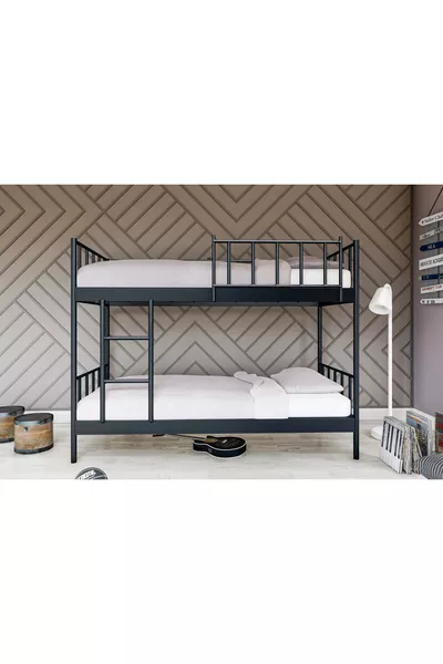 AYRILABİLİR ÇİFTLİ RANZA, SİYAH, GM 