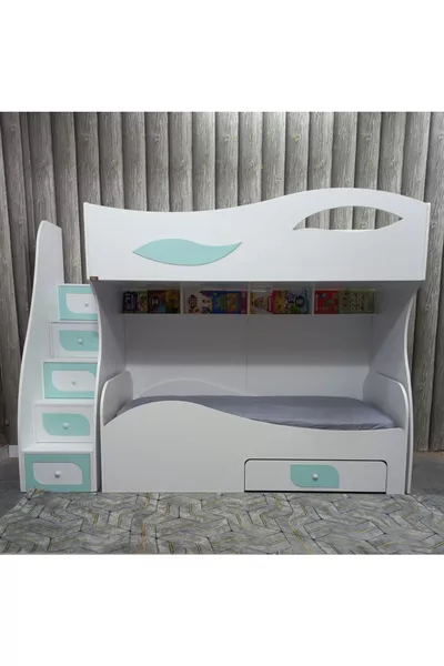 Подпись Модель Двухъярусная Кровать Многофункциональная