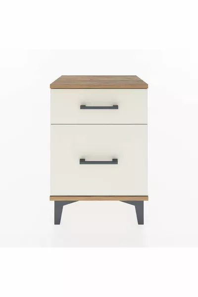 أرجيس كومودين درجين من خشب الصنوبر وحجر العقيق