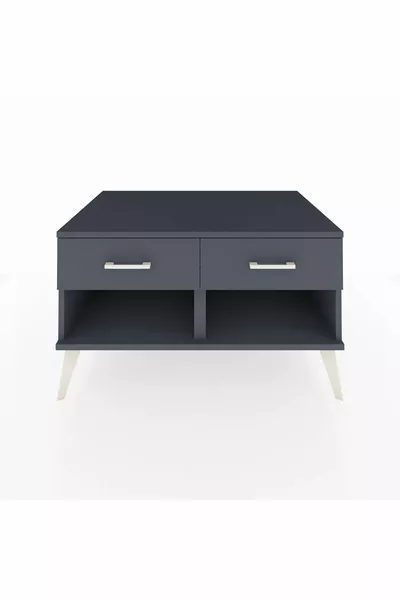 Кронос Скрин с 2 чекмеджета Антрацит-Антрацит