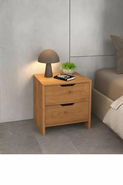 Modern MDF Nachtkastje – Lade, Stijlvol en Duurzaam Ontwerp | Geschikt voor Slaapkamer en Woonkamer