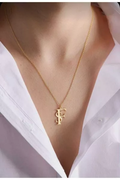 Silver Plated Letter Necklace