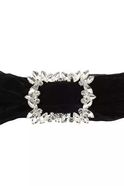 مشبك حزام سهرة مزخرف بالحجارة