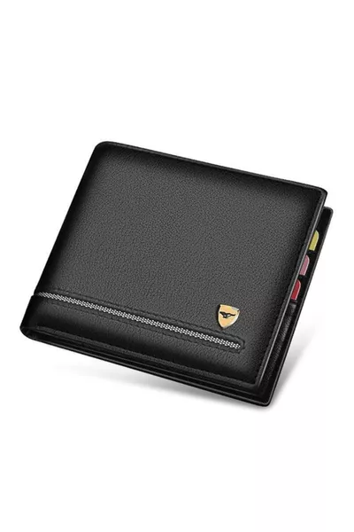 محفظة جلدية رجالية أصلية إيطالية وحامل بطاقات للرجال