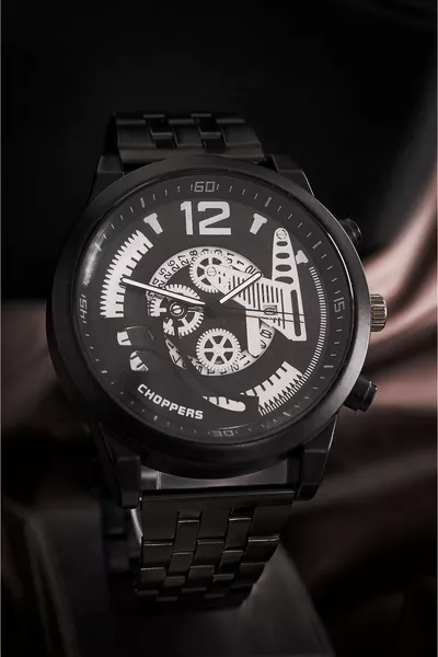 Set étanche pour hommes comprenant montre-bracelet, briquet, chapelet et porte-cartes