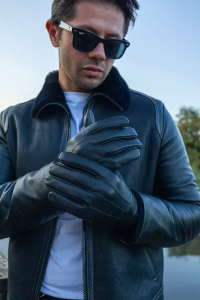 Genuine Lambskin Men's Gloves