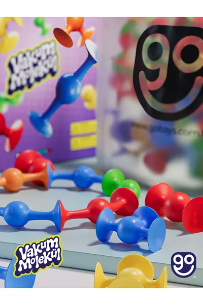 Vakummolekül -teiliges Bausteine-Set Fidget Sensorisches Lernspielzeug Squigz