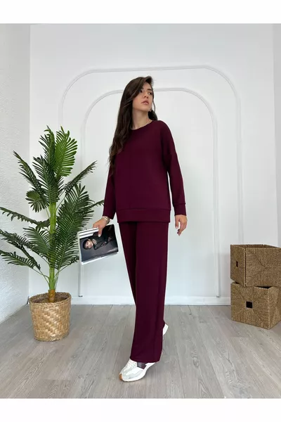 Soft Modal Fabric Stretchy Comfortable Casual and Stylish Top and Bottom Tracksuit Set