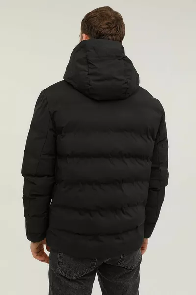 معطف نولان ، 2pr، أسود، للرجال، قصير