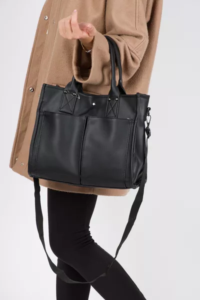 Kadın Suni Deri Ek Askılı Omuz Ve Çapraz Çanta 