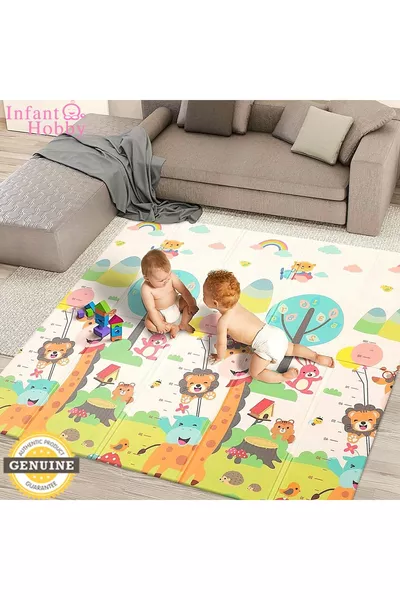 حصيرة لعب قابلة للطي من جيراف بريميوم (حافة واقية خاصة)