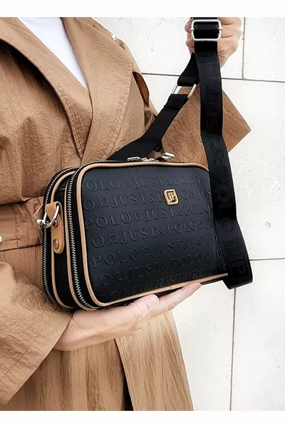Original Justpolo Damen Schulter- und Umhängetasche mit 5 Fächern