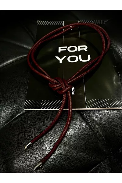 Knot Detailed Cord Belt, Dress Belt, Jacket Belt, Shirt Belt