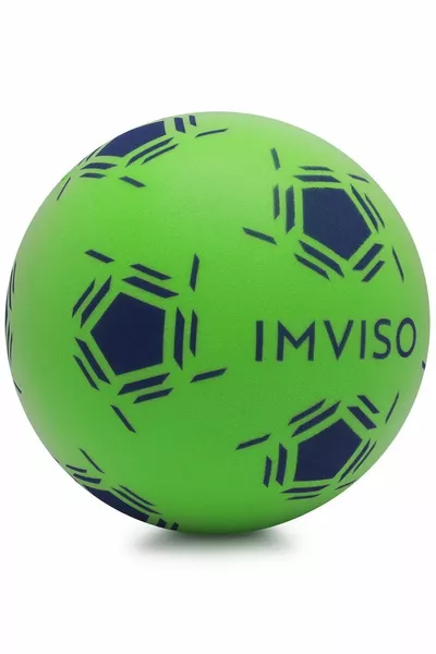 Fußball aus schwammigem Material, geräuschlos für den Innenbereich, kompatibel für Innen- und Außenbereich, Größe: 3, Gewicht