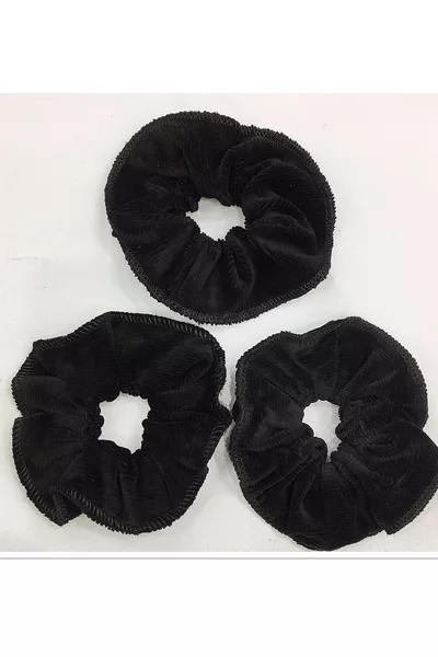Велюровая резинка для волос, 3 штуки