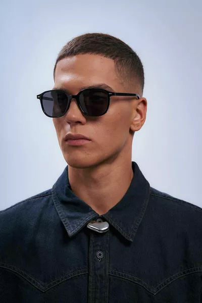 Occhiali da sole da uomo Louis Black Black