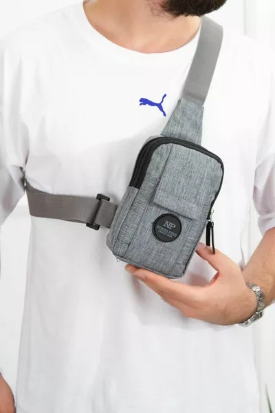 Sac à bandoulière Polo Newish en lin avec compartiment pour téléphone