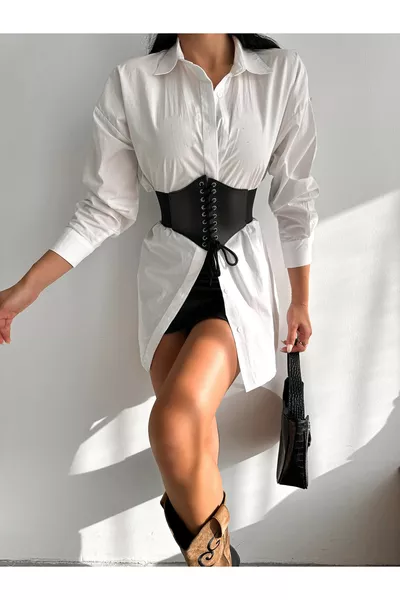 Corsetto a filo nero