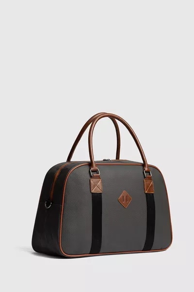  Unisex Spor Çantası Ve El Valizi Gri-taba