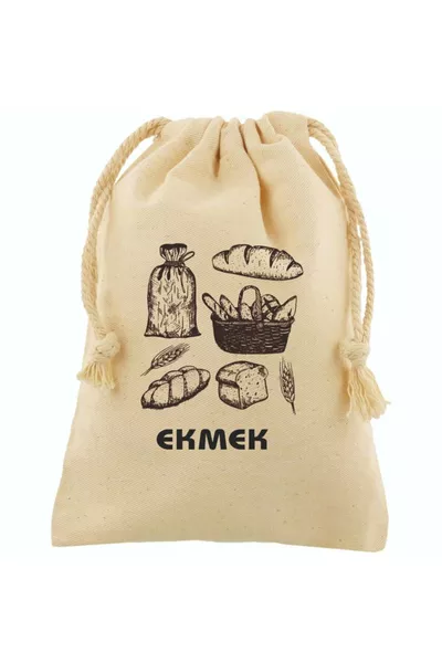 Gesunder Stoffbrotbeutel Groß für 5 Brote