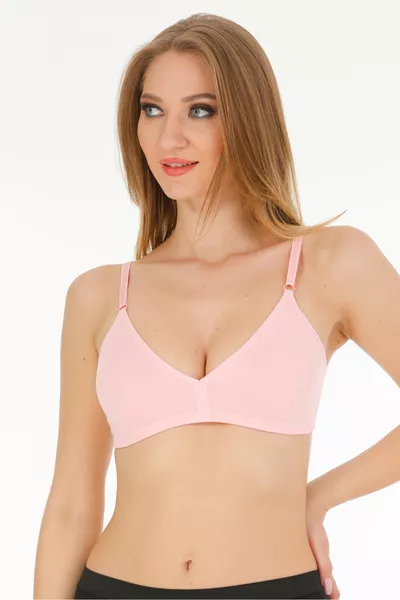 صدرية ضاغطة من القطن الوردي