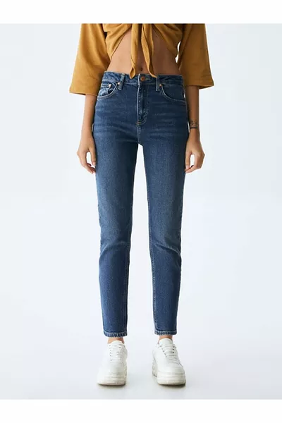 Pantalon slim Ronna X Mid Rise