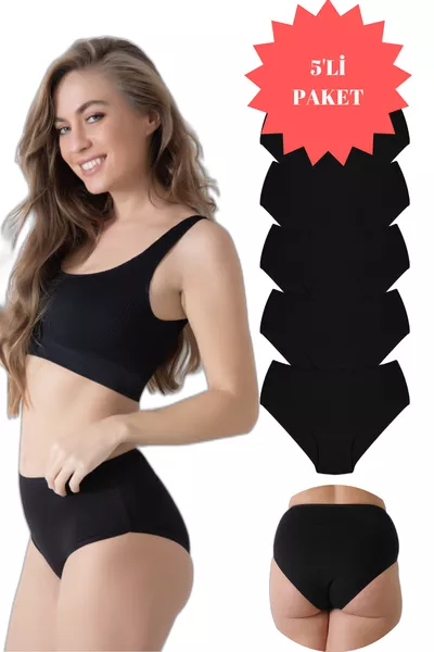 PACCHETTO DA 5 MUTANDE DA DONNA SNM-5KLT