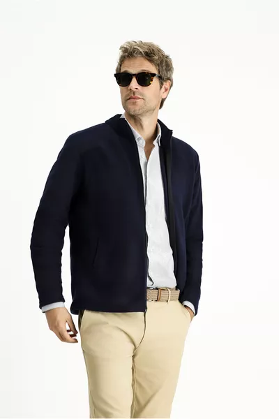 Zip-Up Fleece Sweatshirt