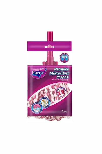 Met steel katoenen microvezel dweil