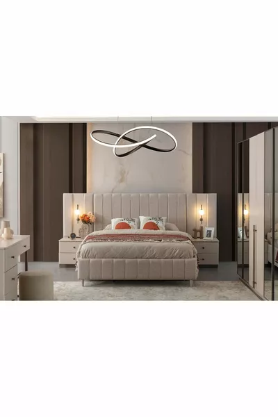 ENSEMBLE DE CHAMBRE À COUCHER ANTIQUE