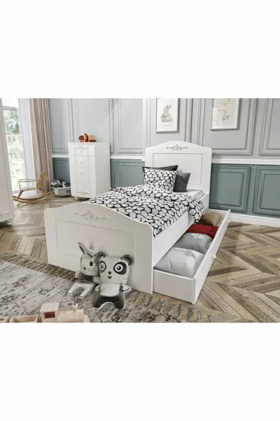 سرير رومانسي صغير للطفل()%mdf