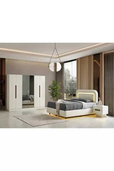 ЕЛЕГАНТЕН СПАЛЕН КОМПЛЕКТ ОТ MDF