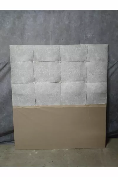 Baza Yatak Başlığı  X  Kare Kapitone Krem