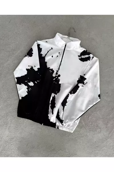 imperméable à motif numérique