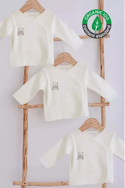 % Cotton 3-Piece Newborn Bodysuit