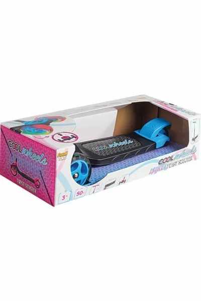 Скутер для детей с 3 колесами, с регулируемой высотой и светодиодной подсветкой LED Twist (+3 года)